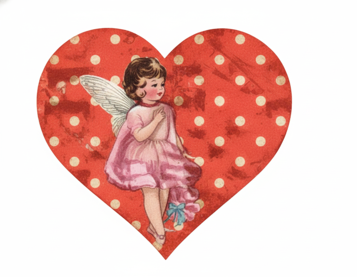 Intricate heart art piece 1